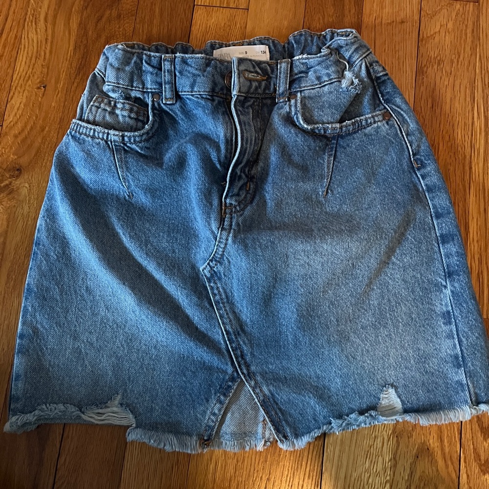 Zara denim skirt